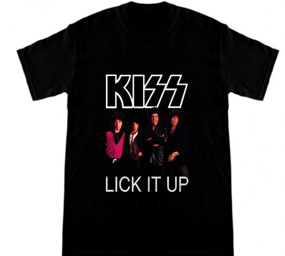 Camiseta Kiss Lick It Up